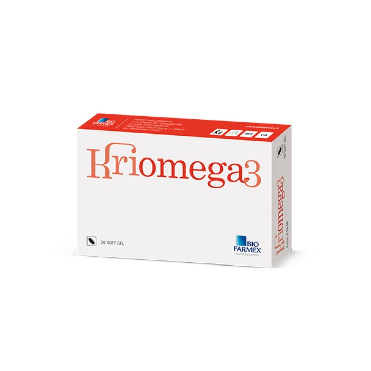 Biofarmex Kriomega 3 Food Supplement 30 Softgel Capsules