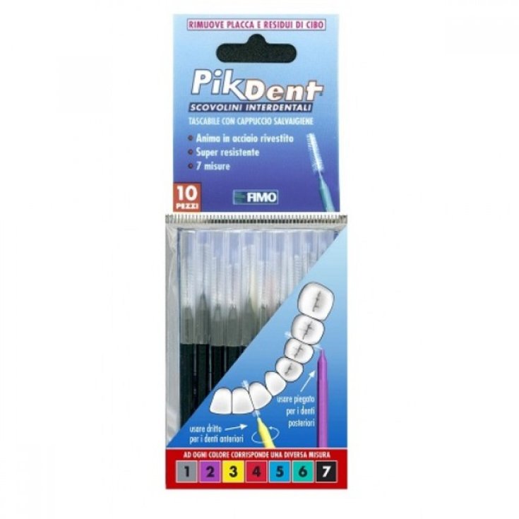 Pikdent Snack 7 Black Fimo 10 Pieces