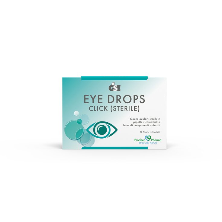 GSE EYE DROPS CLICK Prodeco Pharma 10 Pipettes of 0.5ml