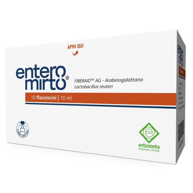 Erbozeta Entero Mirto Food Supplement 10 Vials 10ml