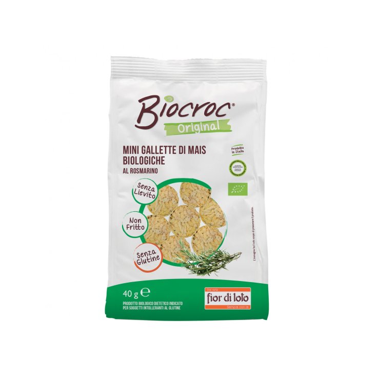 Biocroc Mini Corn Cakes With Rosemary Gluten Free 40g