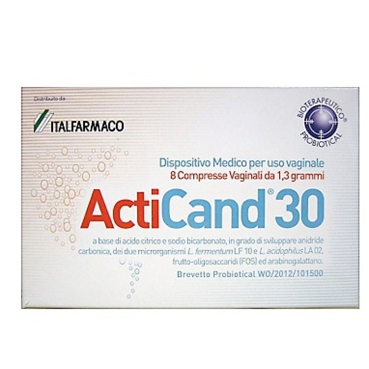 Acticand 30 8 Vaginal Tablets