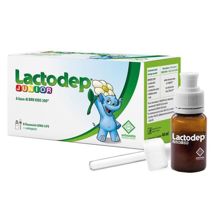 Erbozeta Lactodep Junior Food Supplement 8 Vials