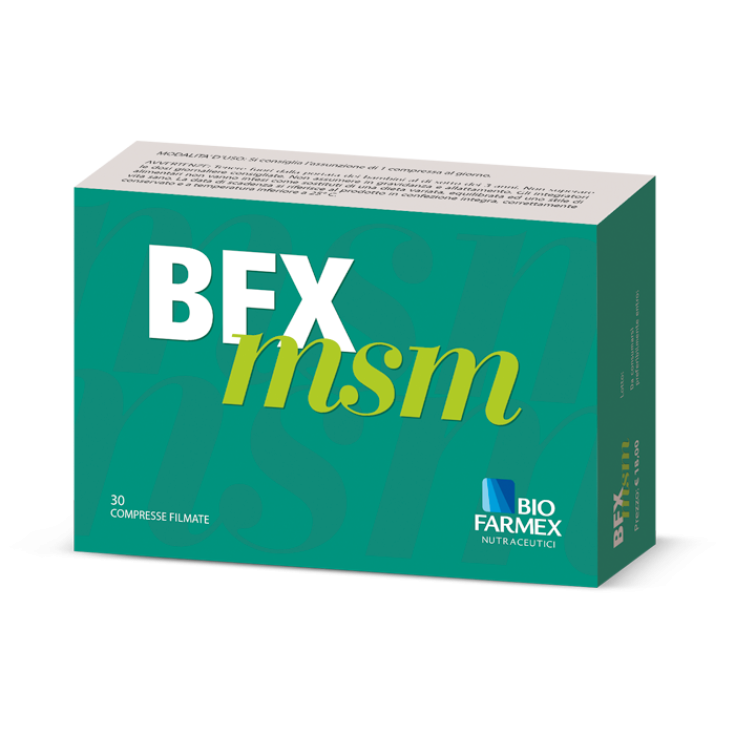 Biofarmex Bfx Msm Food Supplement 30 Tablets
