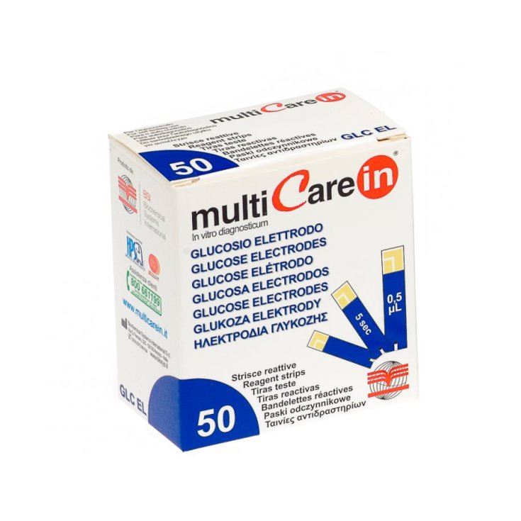 MultiCare IN Glucose 50 Strips For Self-analysis