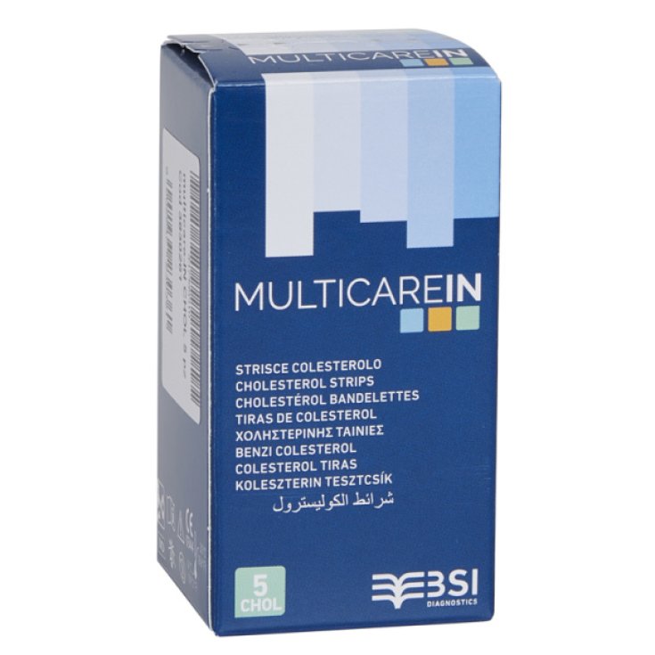 MultiCare IN Cholesterol 5 Strips For Self Test
