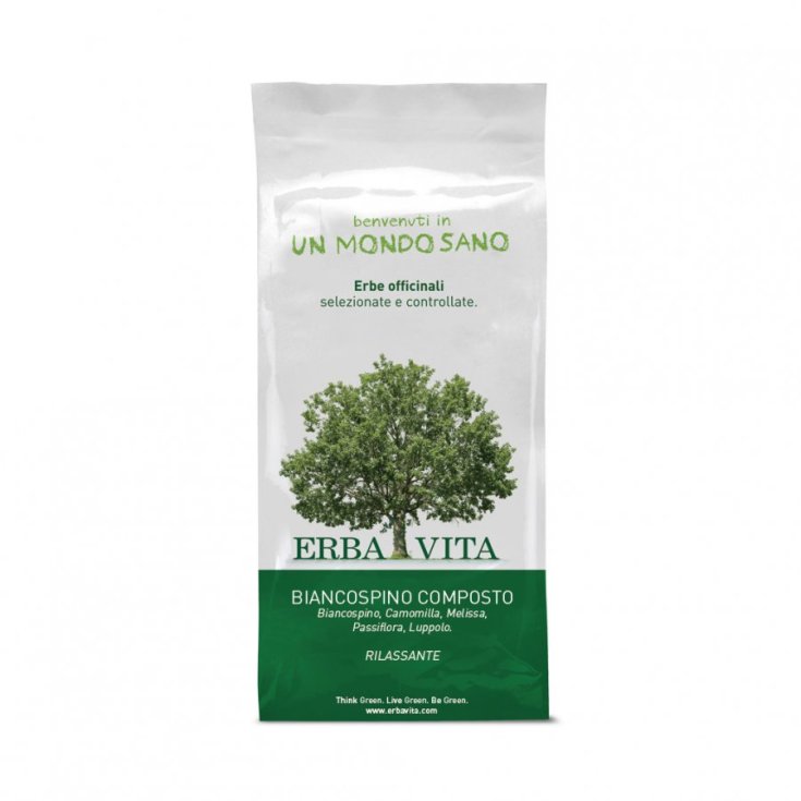 ErbaVita Herbal Tea Hawthorn Compound Relaxing Action 100g ErbaVita Herbal Tea Hawthorn Compound Relaxing Action 100g