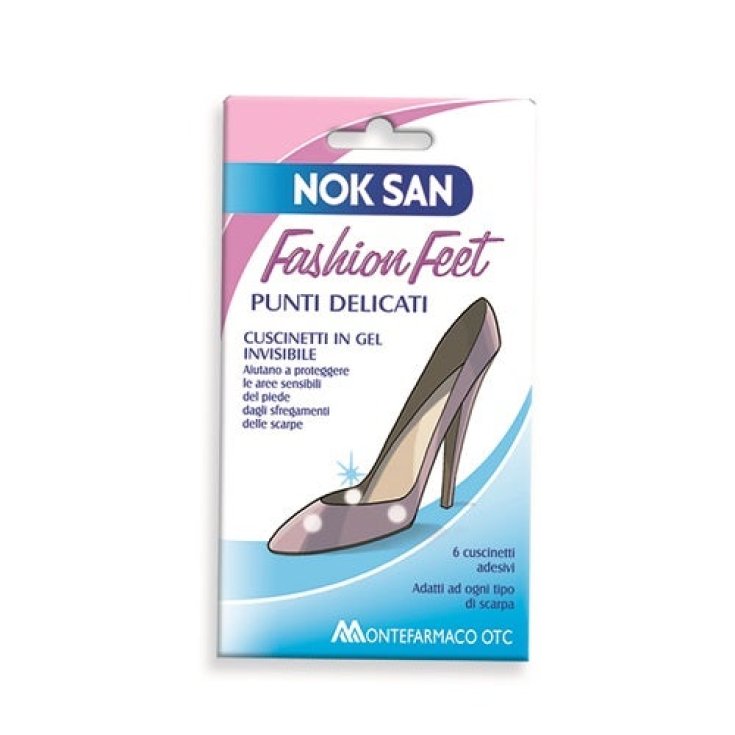 NokSan Fashion Feet Adhesive Pads Montefarmaco Otc 6 Pieces