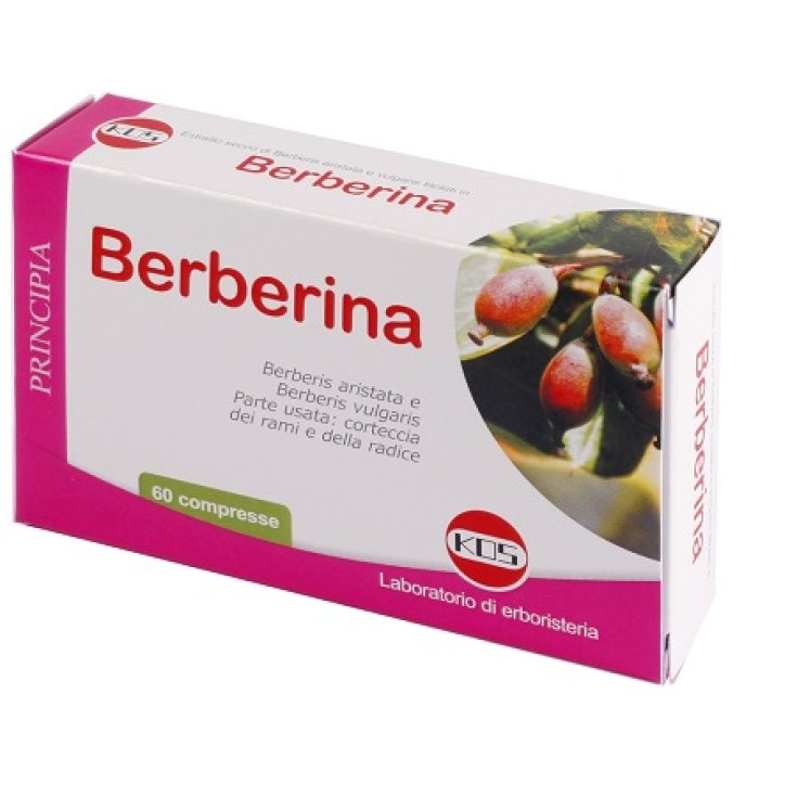 Kos Berberine Dry Extract Food Supplement 60 Tablets