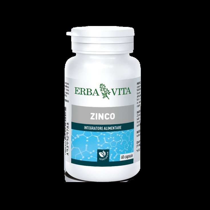 ErbaVita Minerals Zinc Food Supplement 60 Capsules