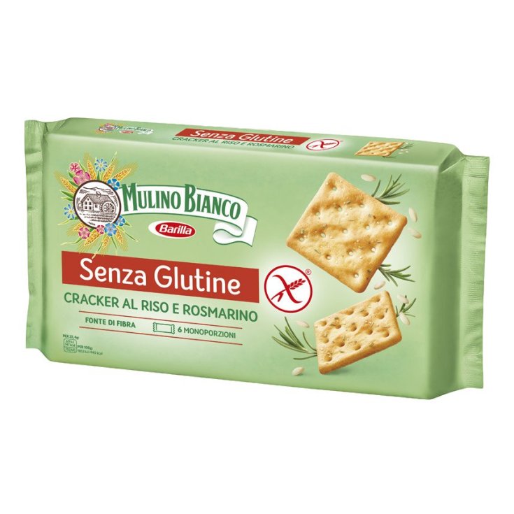 Mulino Bianco Rice And Rosemary Crackers Gluten Free 200g