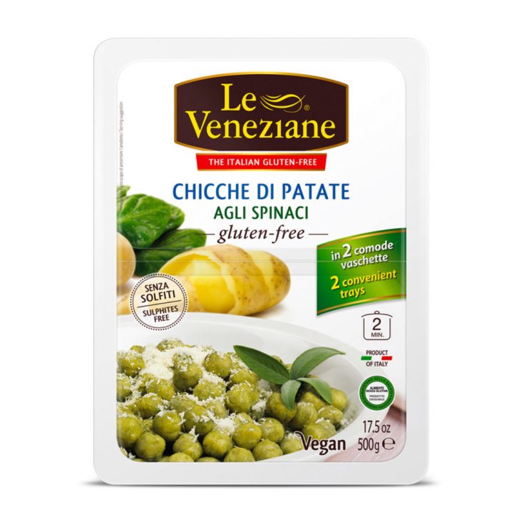 Le Veneziane Chicche Di Potato e Spinach Gluten Free Pasta 500g
