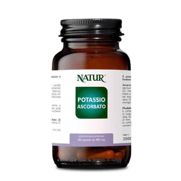 Natur Potassio Ascorbate Food Supplement 60 Capsules