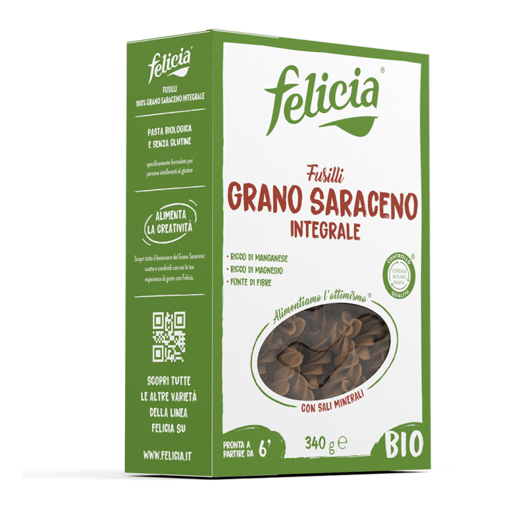 Felicia Bio Buckwheat Pasta Fusilli Gluten Free 340g