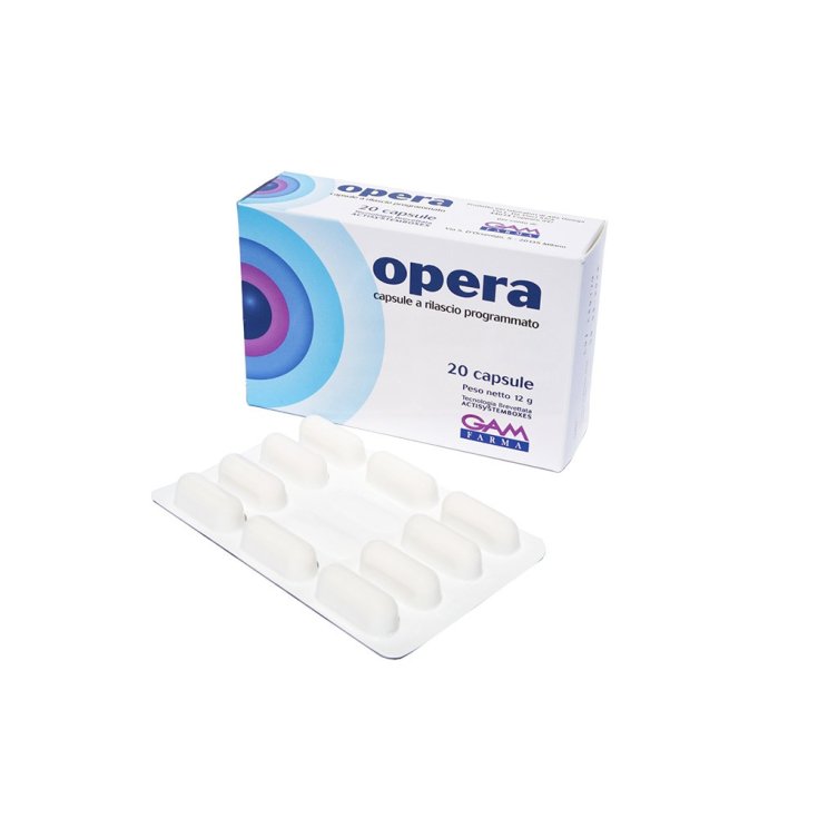 Gam Pharma Opera Food Supplement 20 Capsules