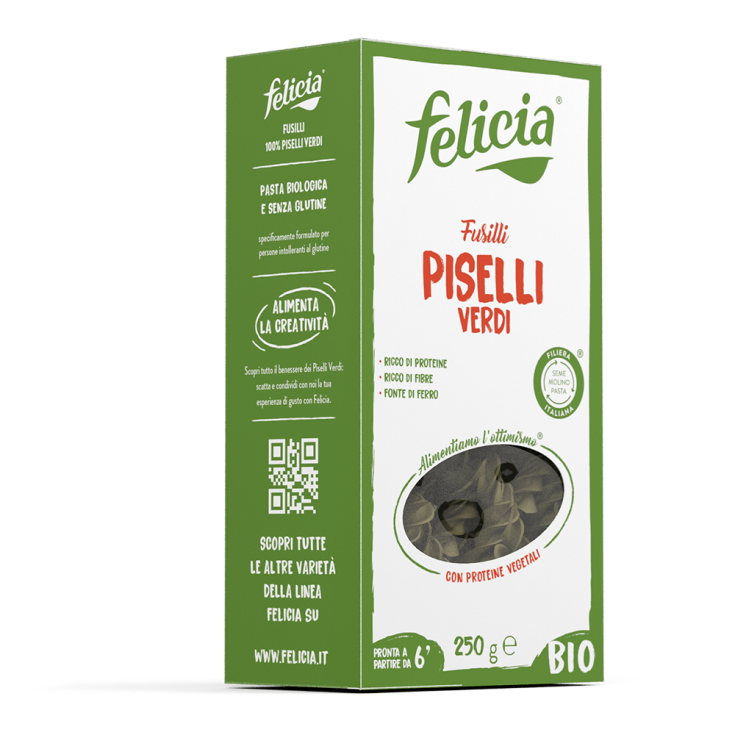 Felicia Bio Fusilli With Organic Green Peas 250g