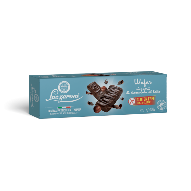 Lazzaroni Wafers Covered With Chocolate Gluten Free 100g