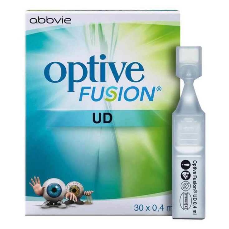 Optive Fusion UD Eye Drops 30 Single-dose Vials x0.4ml
