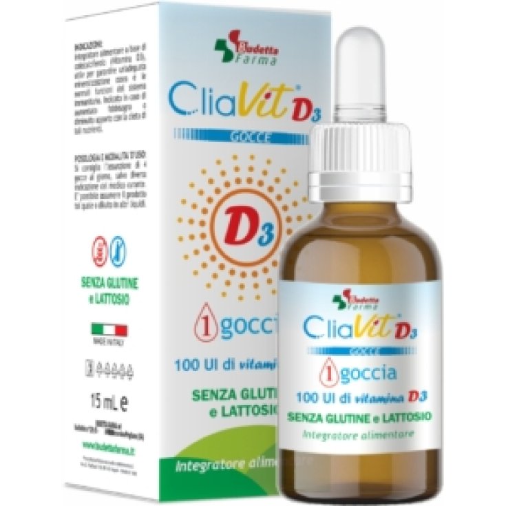 Cliavit Vitamin D3 Drops Budetta Farma 15ml