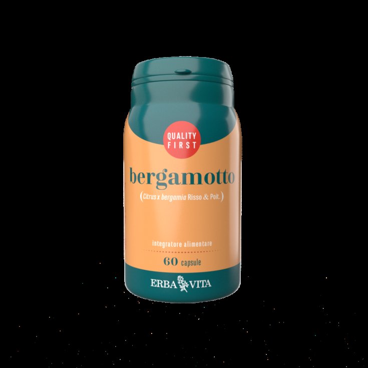 ErbaVita Capsules Monoplant Bergamot Dietary Supplement 60 Capsules ErbaVita Capsules Monoplant Bergamot Dietary Supplement 60 Capsules