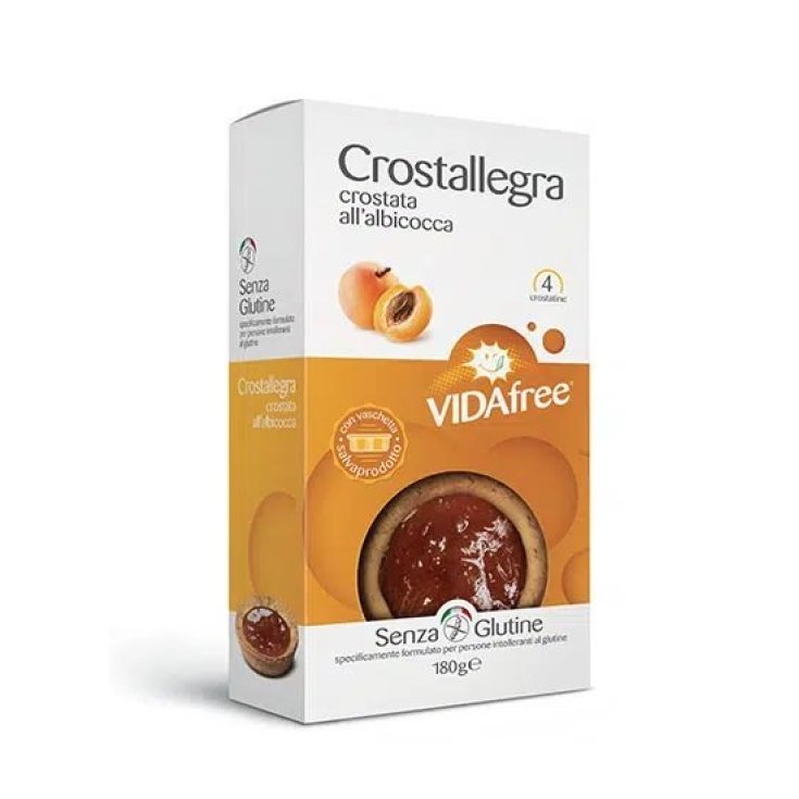 Vidafree Crostallegra Apricot Gluten Free 180g