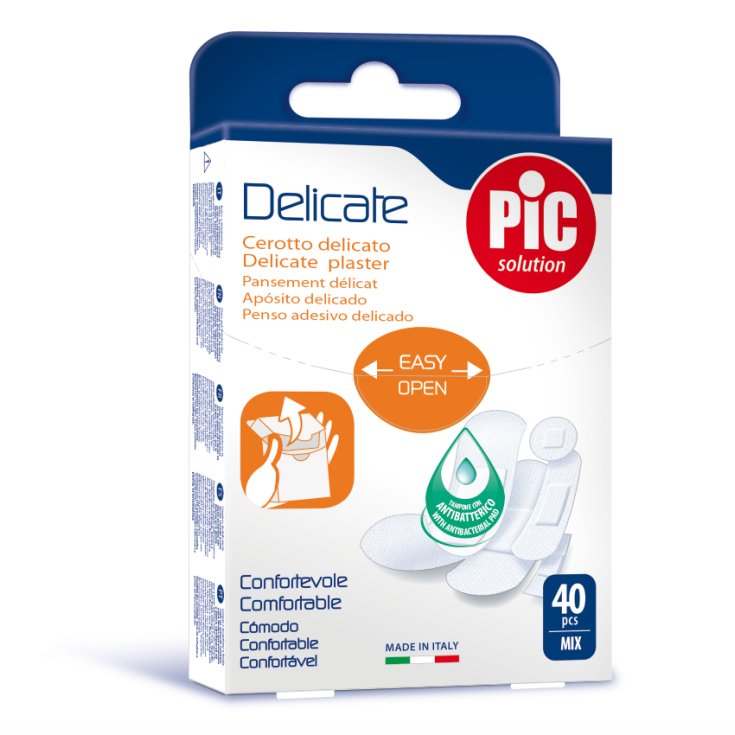 Pic Delicate Mix Delicate Plaster Various Sizes 40 Plasters