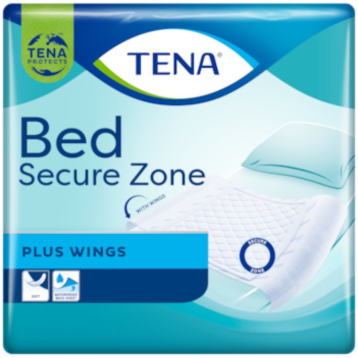 Tena Bed Secure Zone Plus Wings Crossbar 80x180cm 20 Pieces