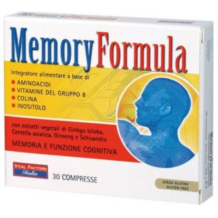 Memory Formula Food Supplement 30 Tablets