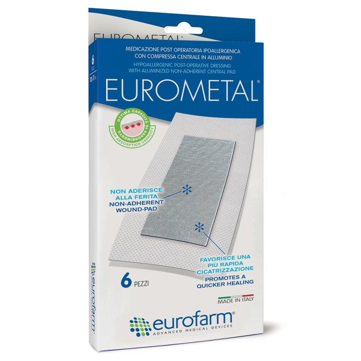 Eurometal Sterile Aluminum Gauze 15x8 6 Gauze