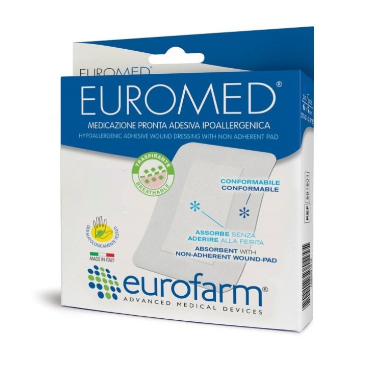Euromed Medical Post Operative Sterile Adhesive Patch 5x7,2cm 5 Patches