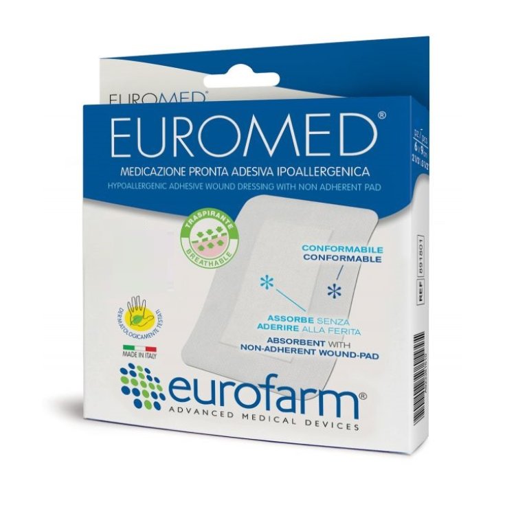 Euromed Postoperative Medical Patch 10x20cm 4 Patches