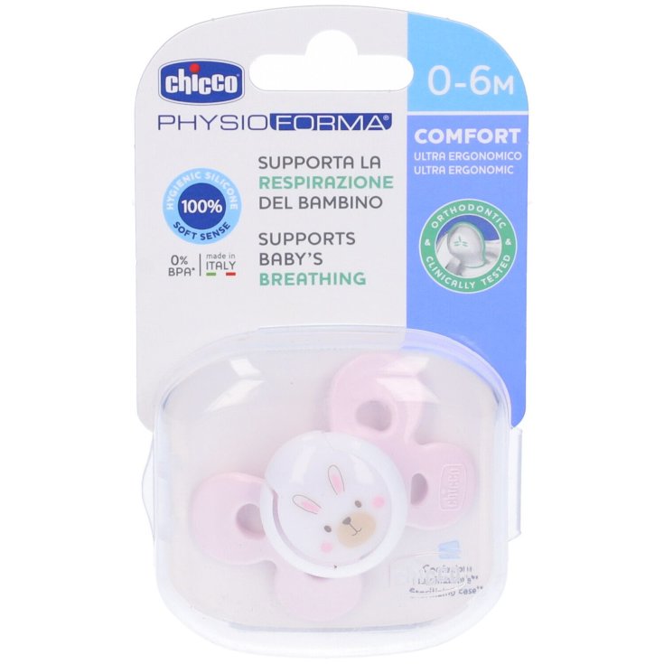 PhysioForma ™ Comfort Pacifier 0-6m In Silicone Baby Chicco® 1 Piece