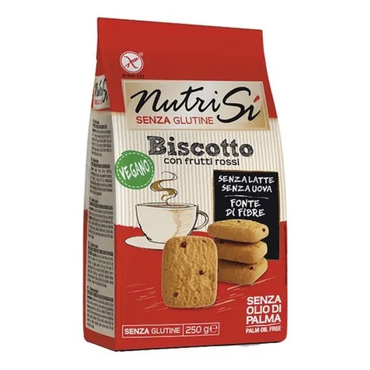 NutriSI Vegan Gluten Free Biscuit With Red Fruits 250g