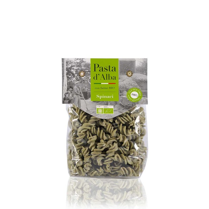 Pasta D'Alba Fusilli Organic Rice And Spinach Gluten Free 250g