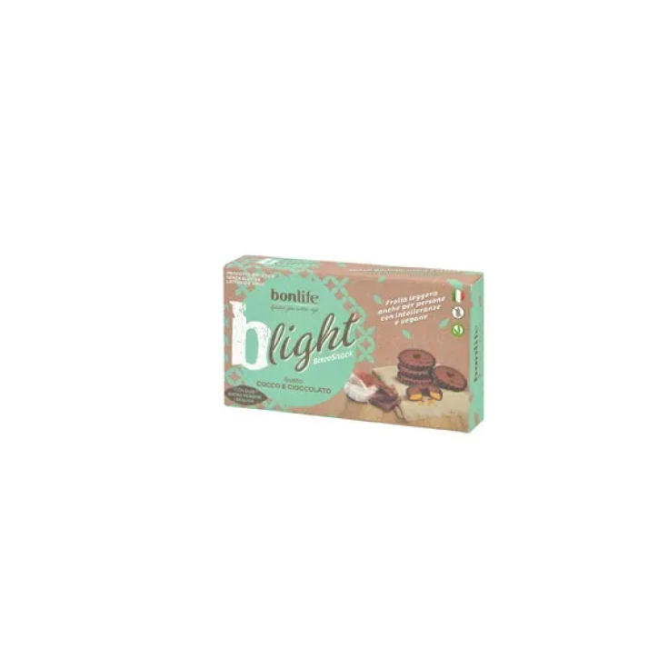 BonLife Biscosnack Blight Coconut And Chocolate Gluten Free Biscuits 4x10g