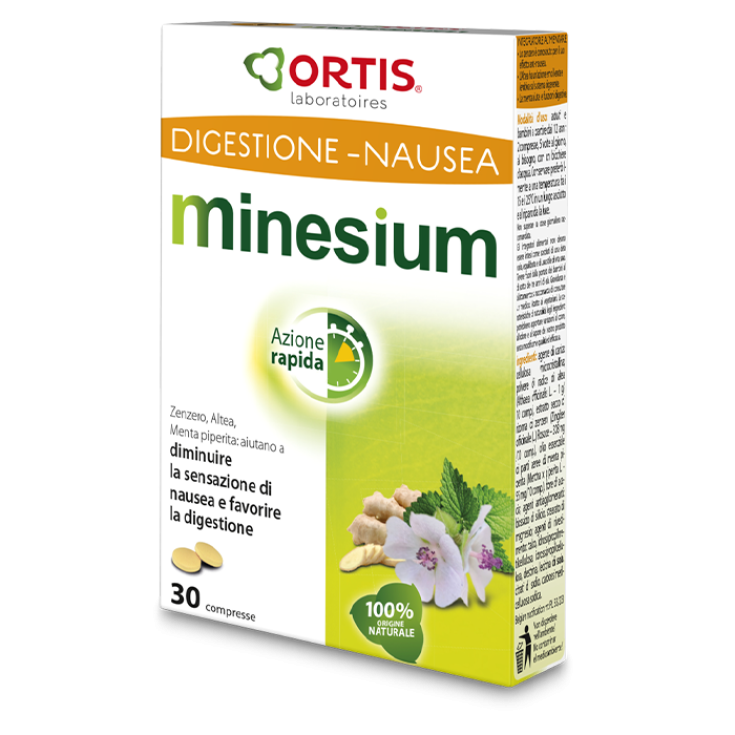 Minesium Digestion Nausea Food Supplement 30 Tablets