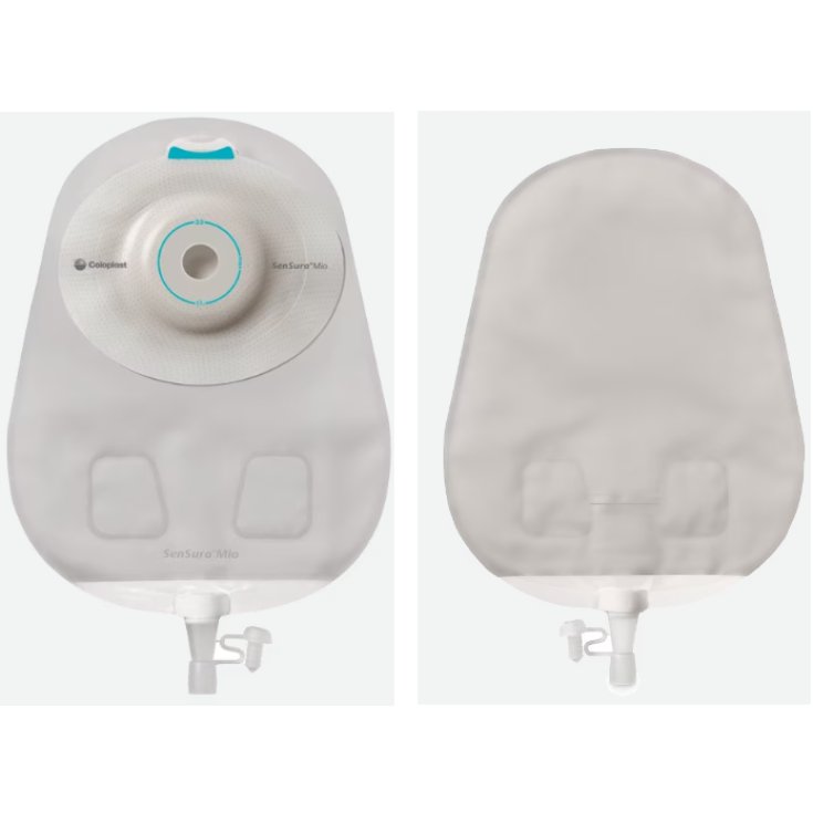 Coloplast Sensura Mio Click Urostomy Bag Size M Transparent 10-43mm