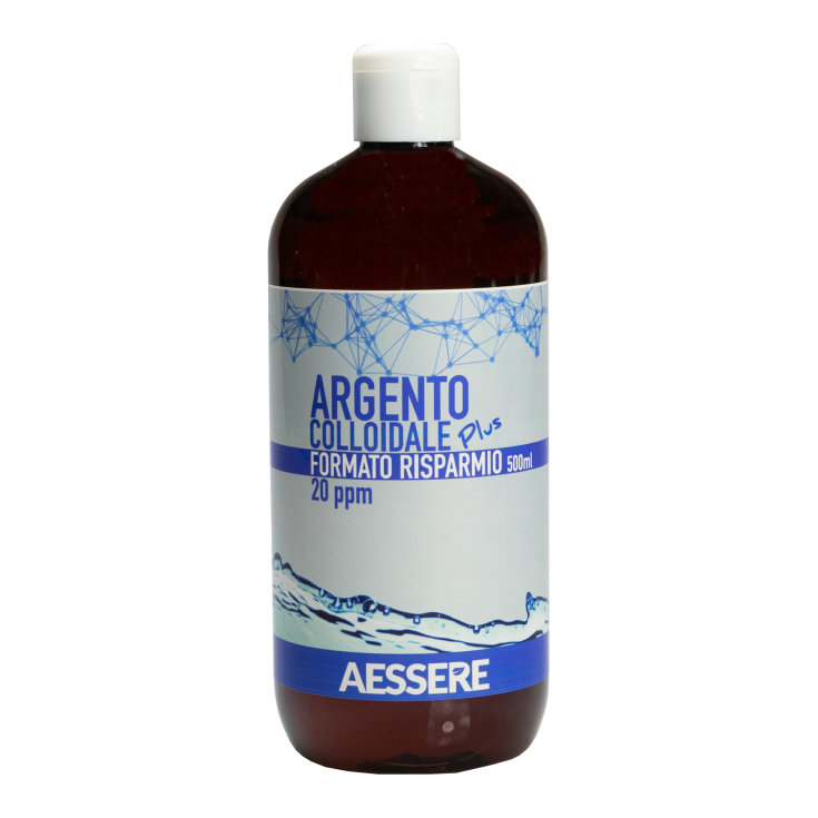 Aessere Colloidal Silver Plus Natural Antibiotic Economy Size 500ml
