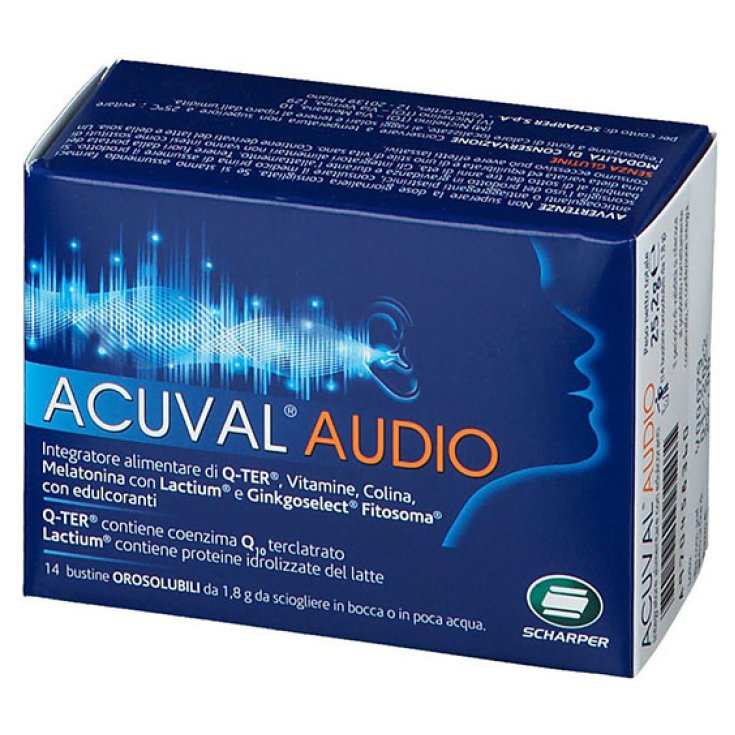 Acuval Audio Food Supplement 14 Sachets