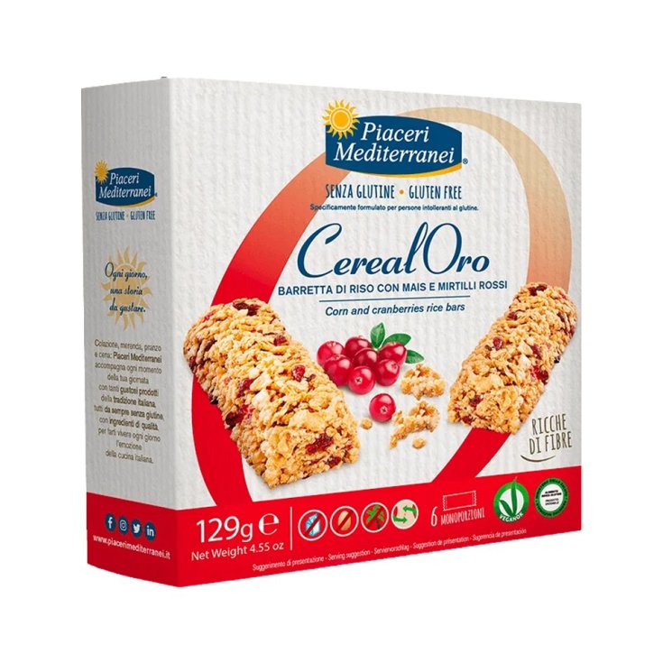 Piaceri Mediterranei Cerealoro Gluten Free Rice Bar 129g