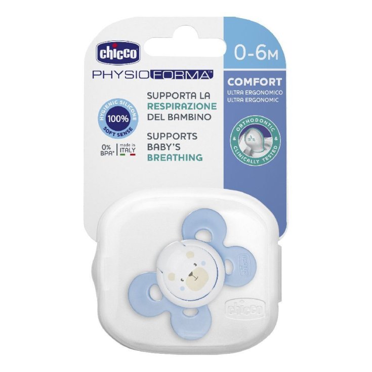 PhysioForma ™ Comfort Pacifier 0-6m Silicone Baby Chicco® 1 Piece