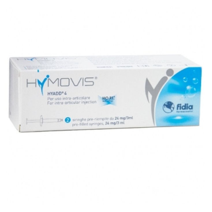Hymovis® 24mg / 3ml Fidia 2 pre-filled luer-lock syringes