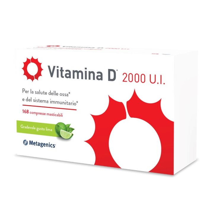 Vitamin D 2000 IU Metagenics ™ 168 Chewable Tablets