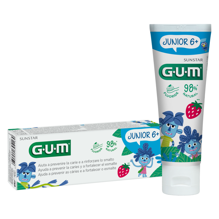 Sunstar Gum Orange Paste With Young Taste From 7 To 12 Years 50ml