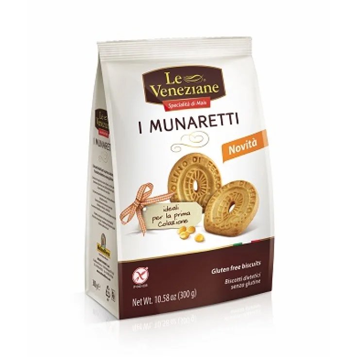 Le Veneziane Munaretti Gluten Free Cookies 300g