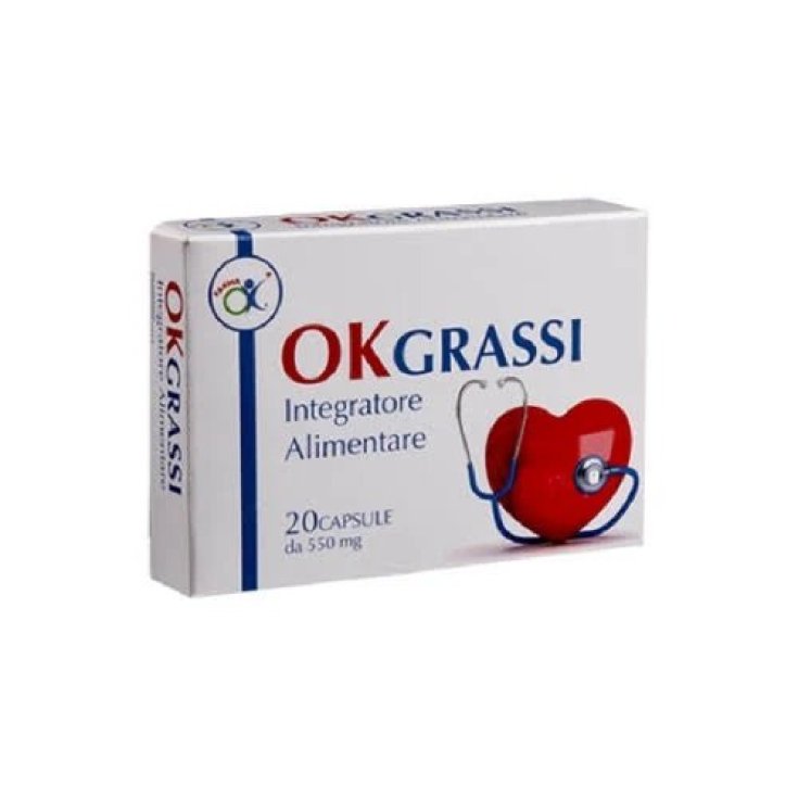 Farmaok Ok Grassi Food Supplement 20 Capsules