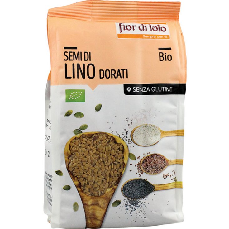 Fior Di Loto Golden Flax Seeds Bio 400g