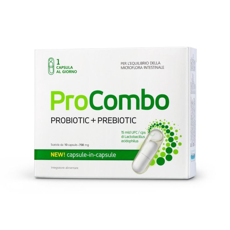 Procombo Prebiotic + Prebiotic Food Supplement 10 Capsules