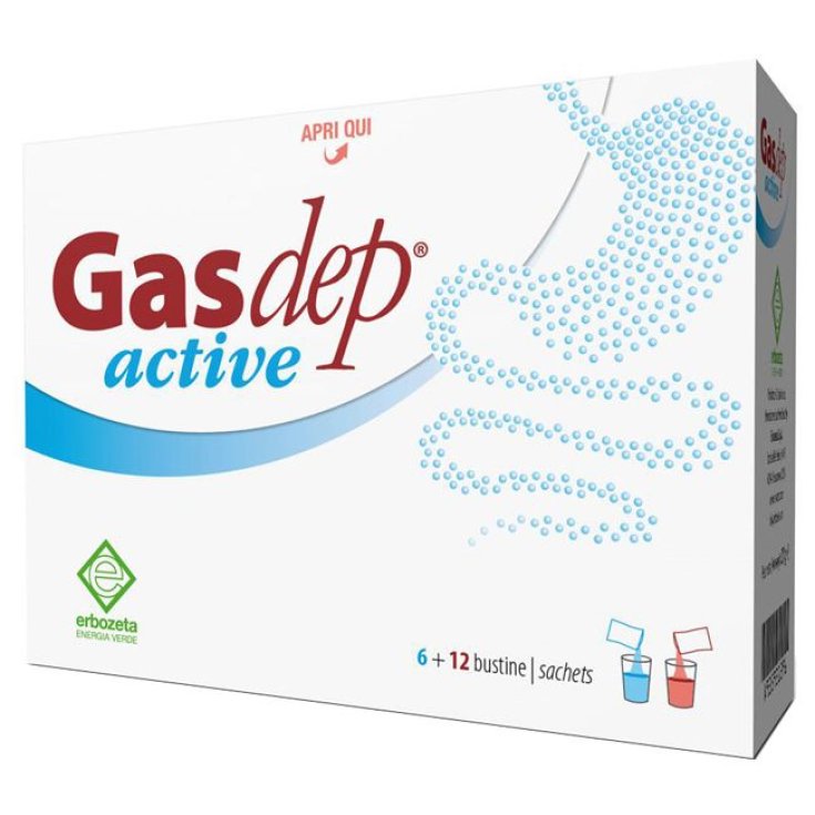 Gasdep Active Food Supplement 6 + 12 Sachets