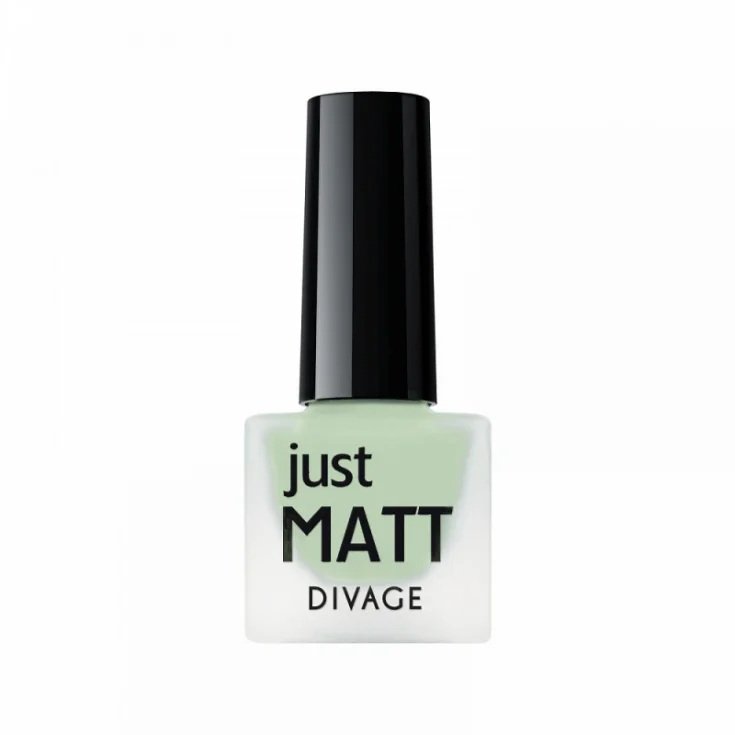 Divage Just Matt Nail Polish Matt Effect 10 Light Green